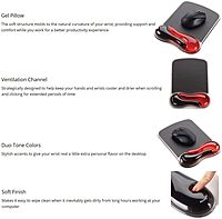 KENSINGTON Duo Gel Mouse & Keyboard Wrist Rests