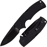 COLD STEEL American Lawman 3.5" S35VN Razor-Sharp Blade 4.625" G-10 Handle Tactical Folding Knife with Tri-Ad Lock