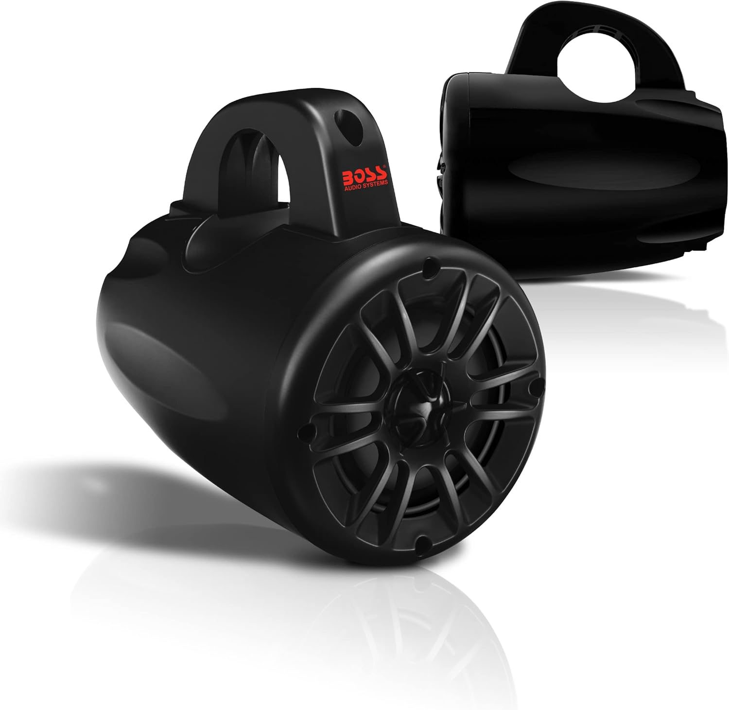 BOSS Audio Systems MRWT40 ATV UTV Marine Weatherproof Waketower System - 4 Inch Stereo Speakers, Full Range, 2 Way, Tweeters