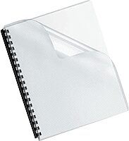 Fellowes Futura Premium Heavyweight Presentation Covers, Letter, Frosted, 25 Pack (5224301)