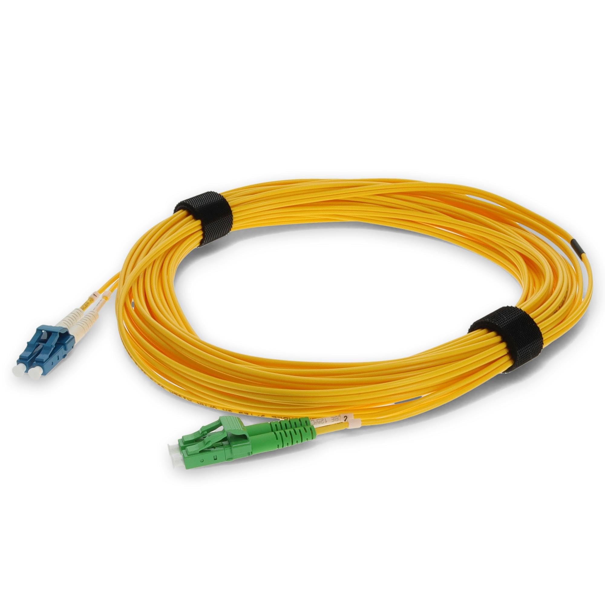 Addon ADD-MPO-6LC3M5OM4AP Compatible with 3M MPO (Female) to 6XLC (Male) OM4 12-Strand Straight Aqua Fiber Plenum AR