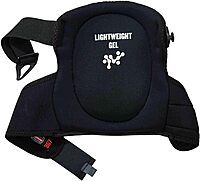 Ergodyne ProFlex 367 Professional Knee Pads, Protective Round Cap, Lightweight Gel Padded Technology, Adjustable Straps, Black