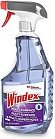 Windex Non-Ammoniated Cleaner - 32 fl oz (1 quart) - Non Ammoniated, Streak-free, Refillable - Purple Trigger Bottle - 1 Each