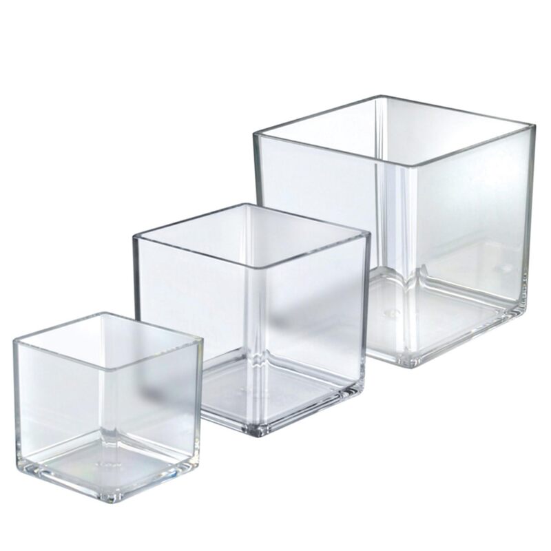 Azar Displays 556377-SET 4", 5", & 6" Deluxe Cube Set for Countertop