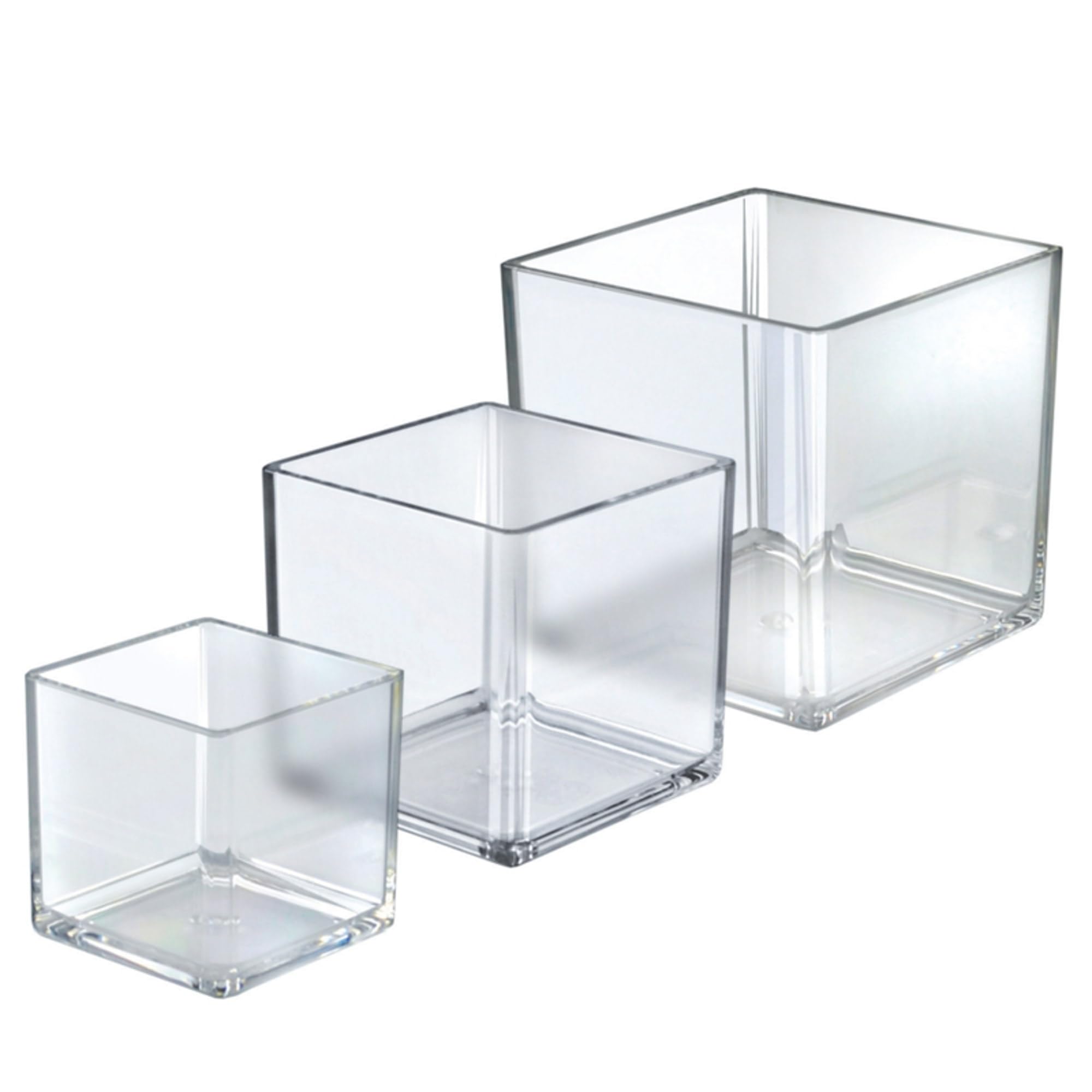 Azar Displays 556377-SET 4", 5", & 6" Deluxe Cube Set for Countertop