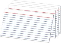 Office Depot® Brand Ruled Index Cards, 5" x 8", White, Pack Of 100