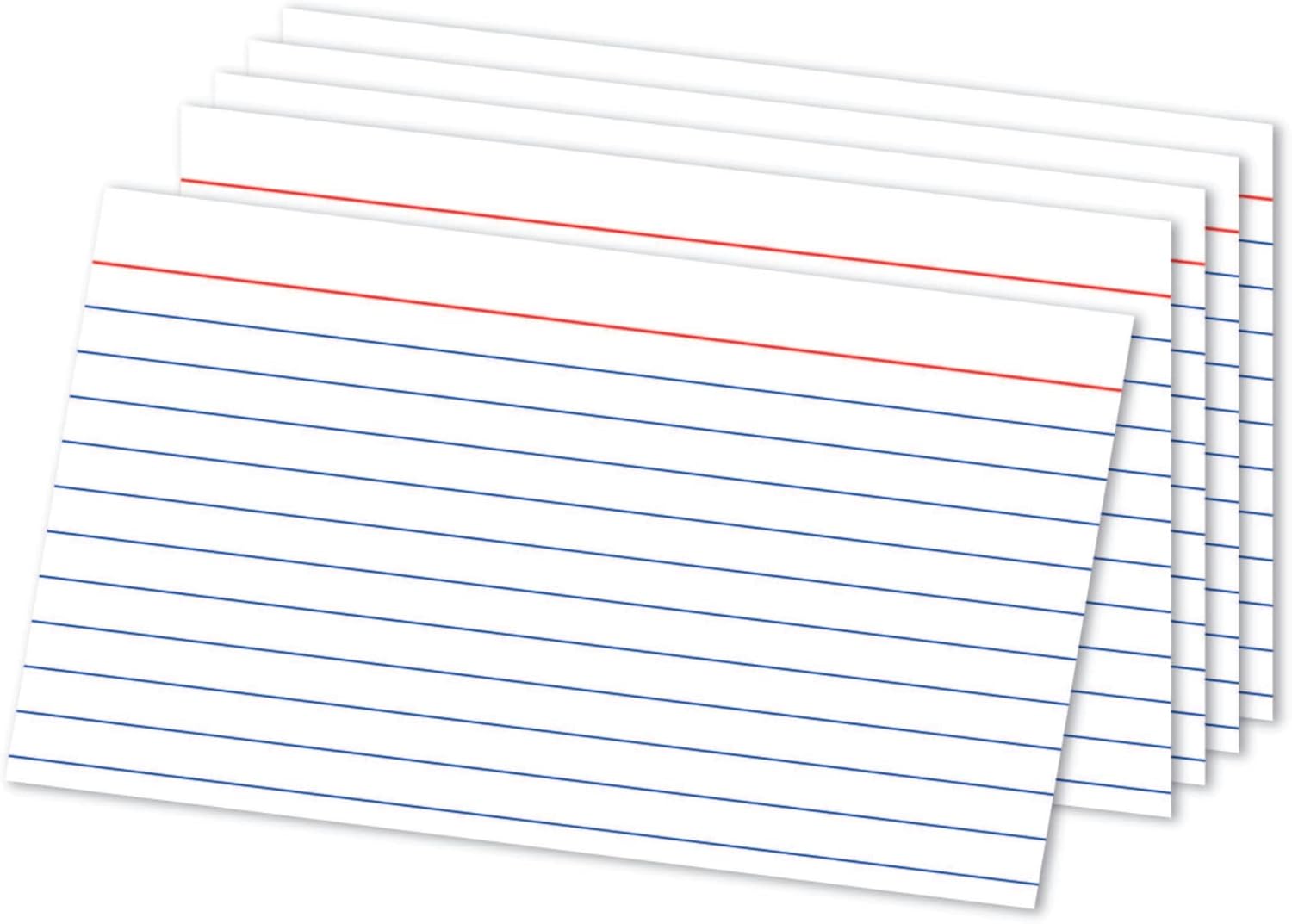 Office Depot® Brand Ruled Index Cards, 5" x 8", White, Pack Of 100