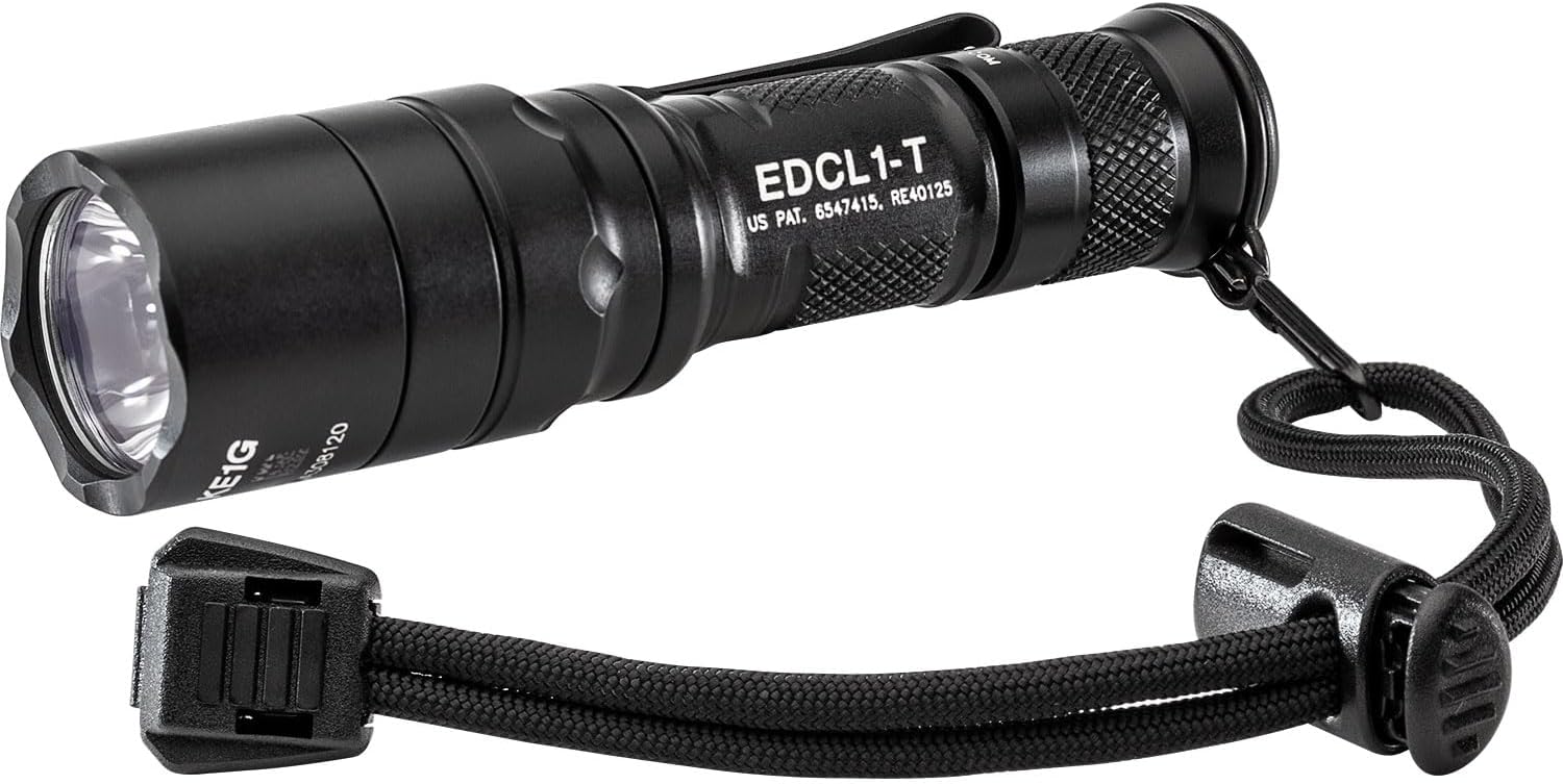 SureFire EDCL1-T Everyday Carry Light, Black (5/500 Lumens)