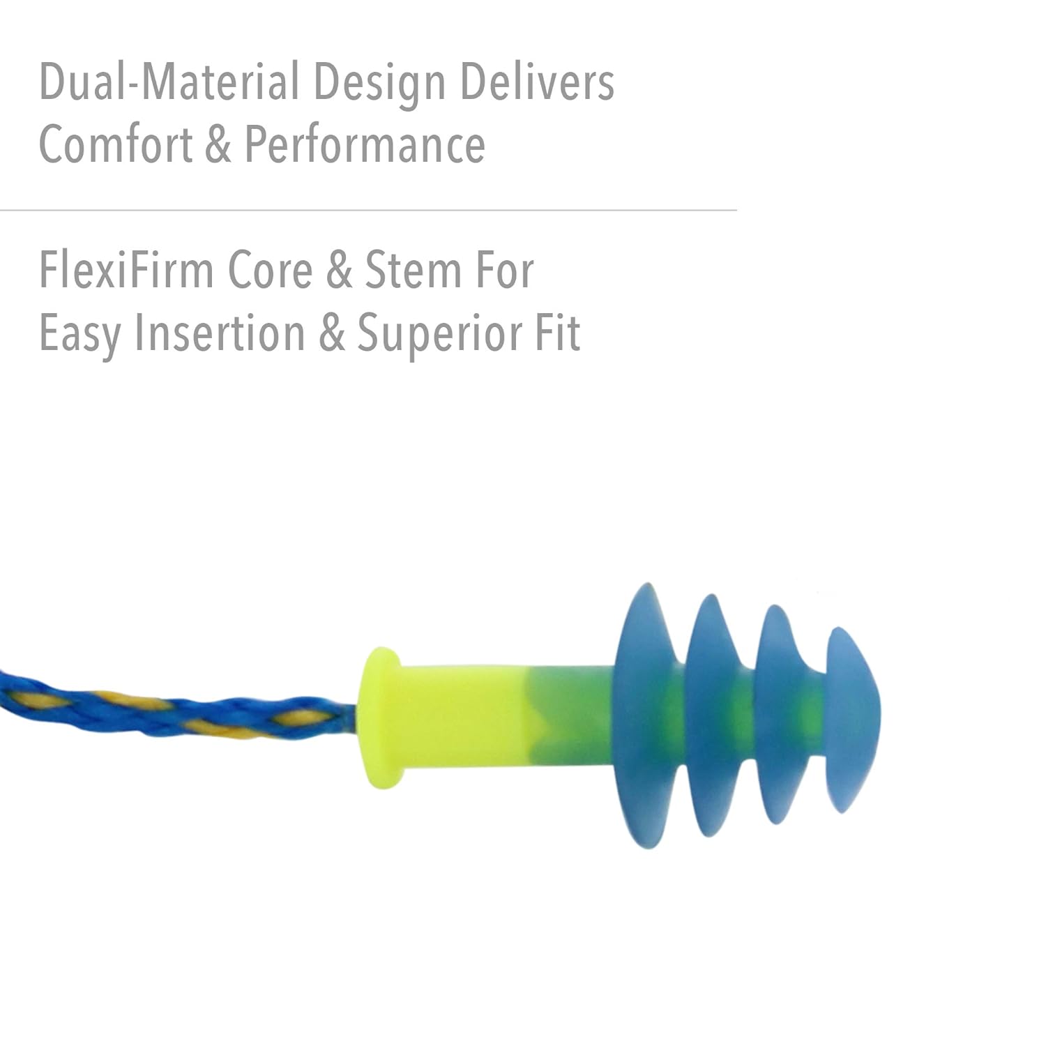Howard Leight by Honeywell Fusion Corded Reusable Earplugs