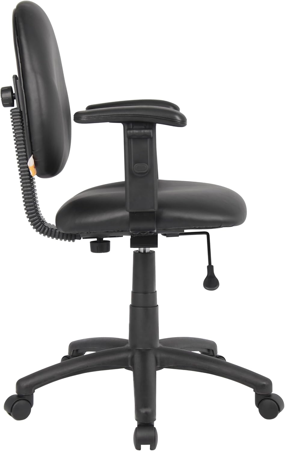 Boss Office Products Dimond Task Chair with Adjustable Arms in Black