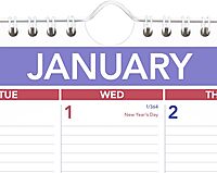 AT-A-GLANCE Monthly Wall Calendar