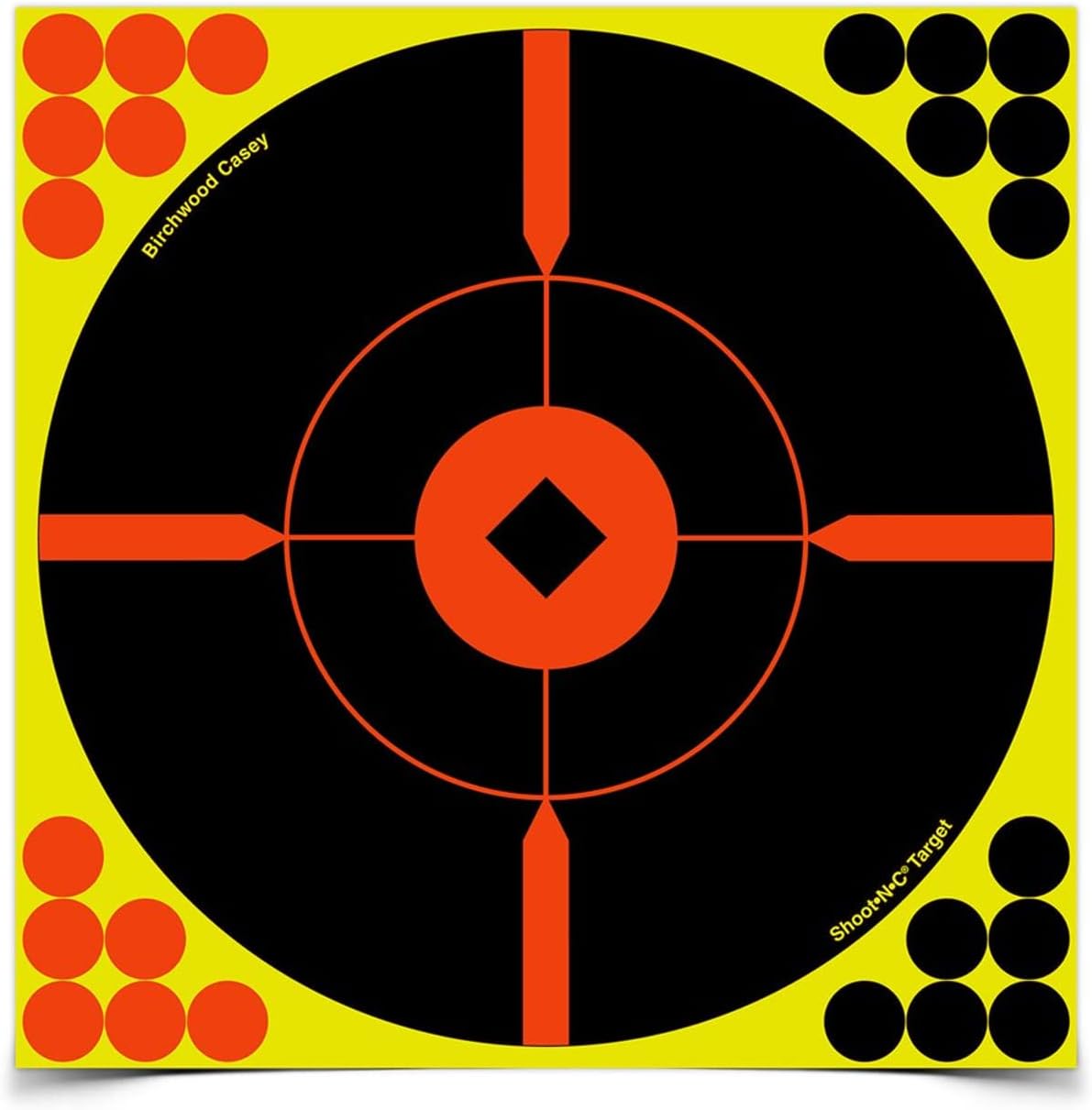 Birchwood Casey Shoot-N-C 12" Bull's-Eye Reactive Targets