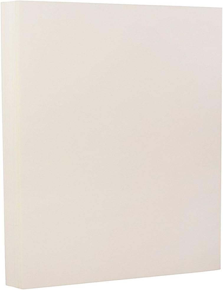 JAM PAPER Strathmore Cover Card Stock - Letter (8.5 x 11) - 50 Sheets
