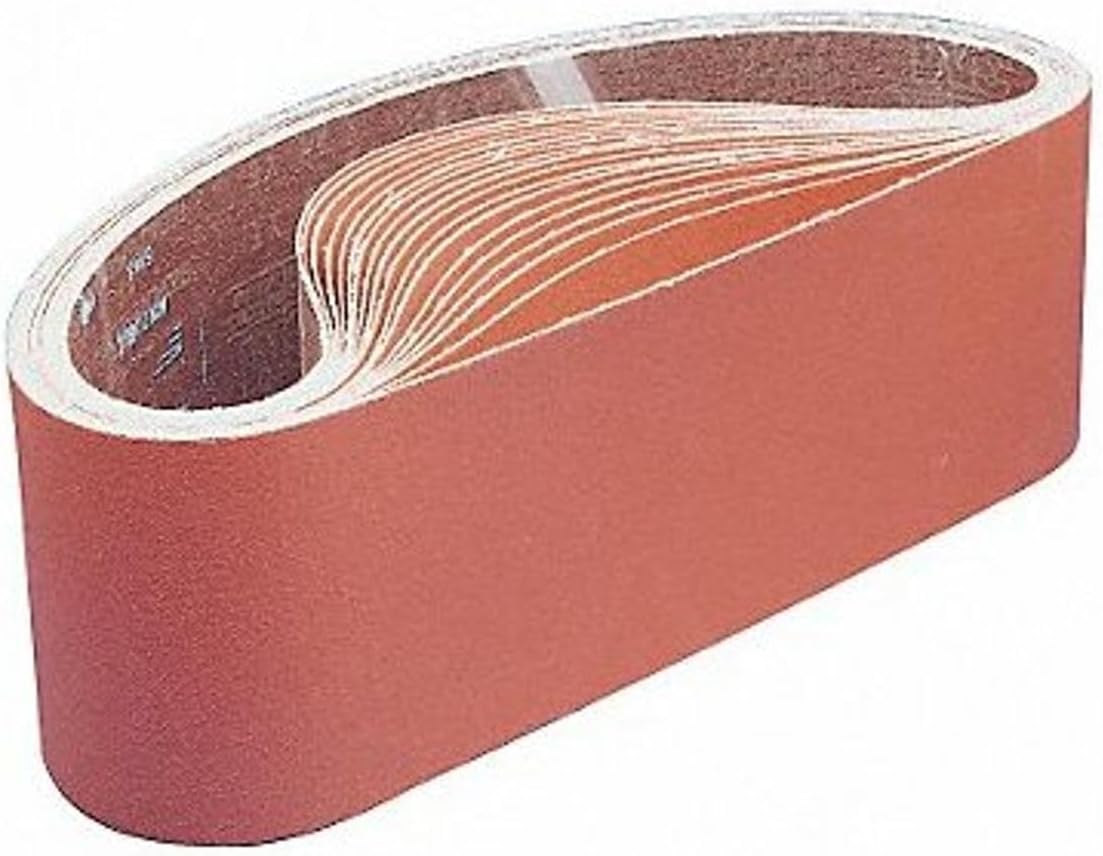 Abrasive Belt: 3-1/2" Wide, 15-1/2" Long, 60 Grit, Ceramic