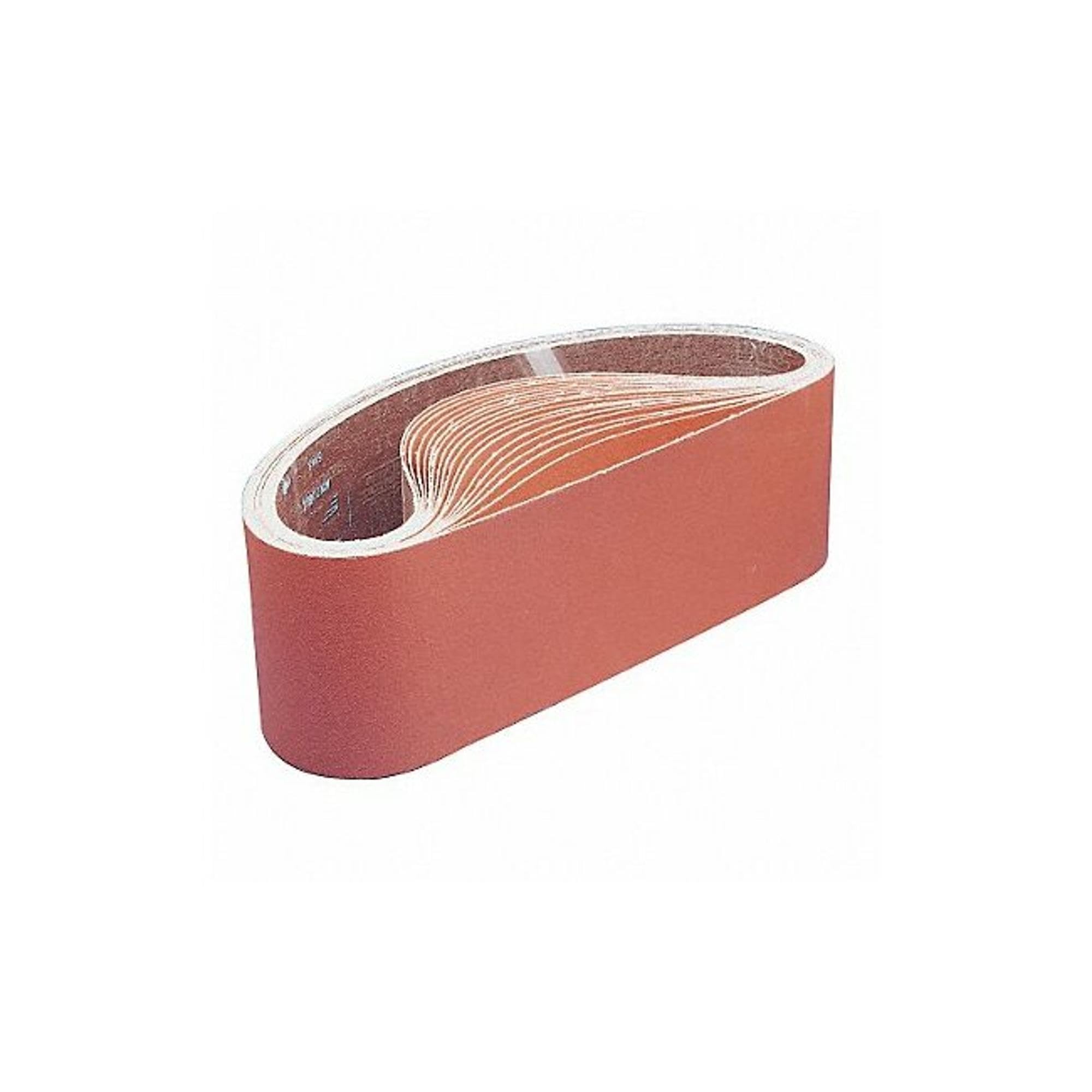 Abrasive Belt: 3-1/2" Wide, 15-1/2" Long, 60 Grit, Ceramic