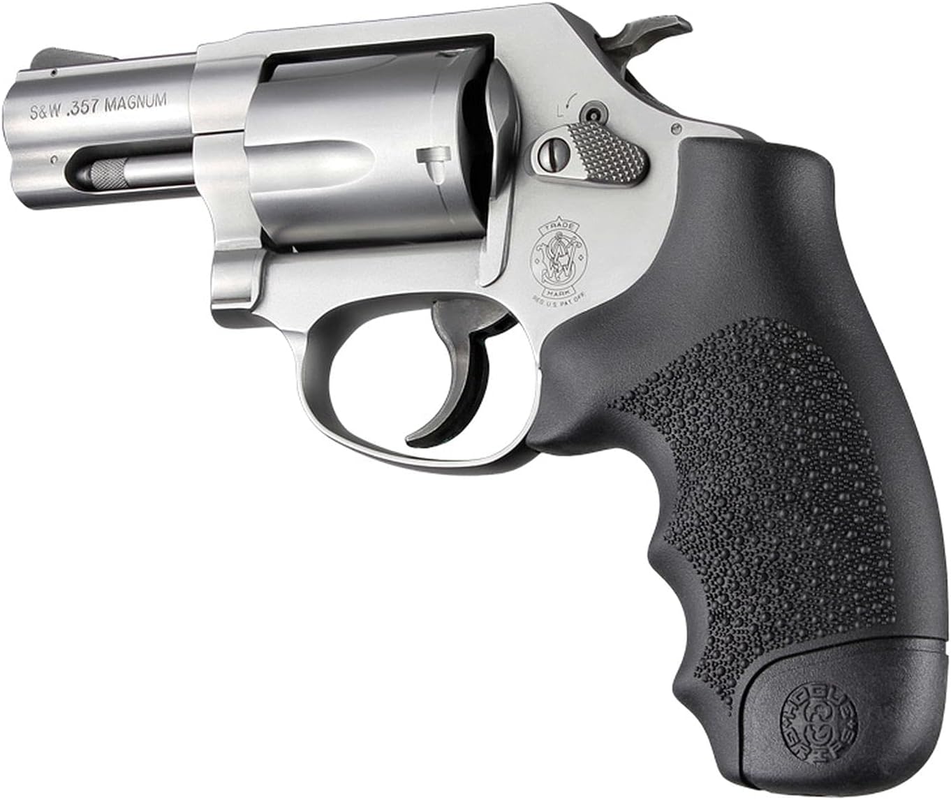 HOGUE OverMolded Rubber Monogrip for S&W J-Frame Revolvers