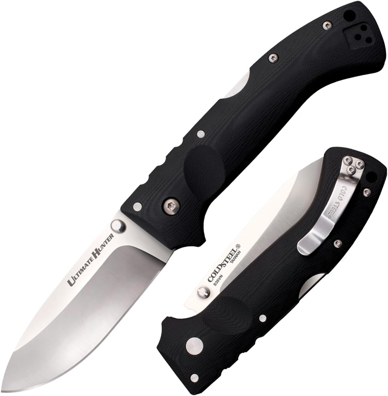 COLD STEEL Ultimate Hunter Folding Knife with S35VN Blade and G-10 Handle