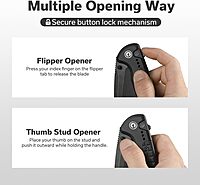 CIVIVI Sentinel Strike II Folding Pocket Knife, 3.7" Nitro-V Blade