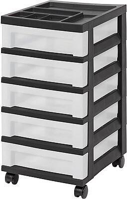 IRIS Storage Cart with Organizer Top