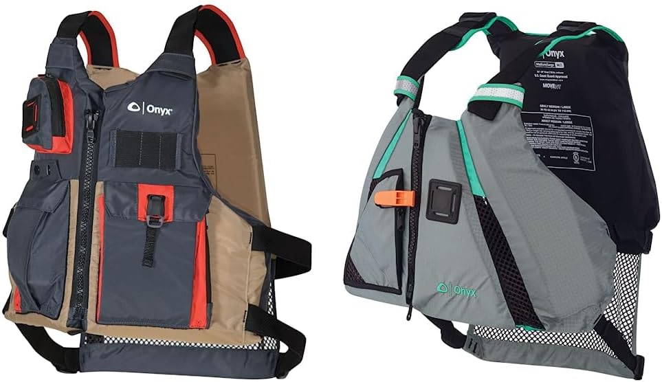 Onyx Kayak Fishing Life Jacket Universal Kayak Fishing Life Jacket + Life Vest