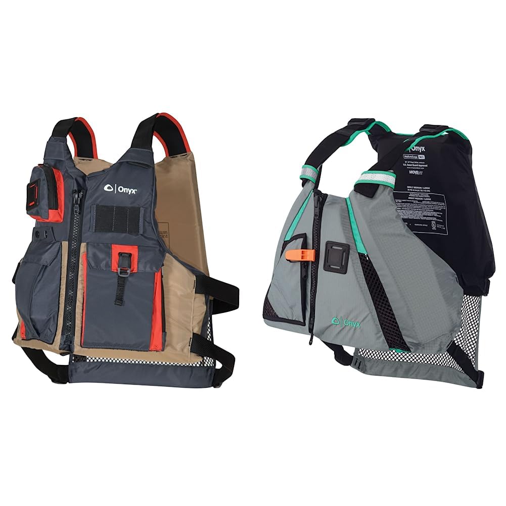 Onyx Kayak Fishing Life Jacket Universal Kayak Fishing Life Jacket + Life Vest