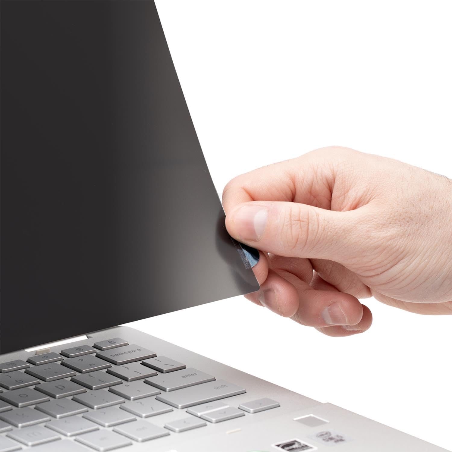 StarTech.com Flip-Over Touch Privacy Screen, Laptop Anti-Glare Blue Light Filter