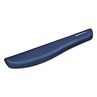 Fellowes PlushTouch Keyboard Wrist Rest with FoamFusion Technology, Blue (9287401)