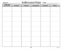 Scholastic Daily Plan Book For Preschool, 2nd Edition, 12in x 9 1/2in, Pink