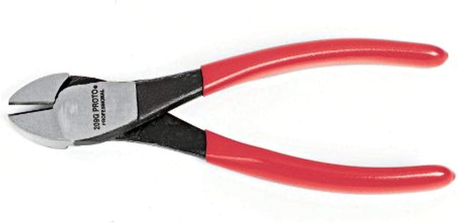 Heavy-Duty Diagonal Cut Pliers Grip 8-1/2"
