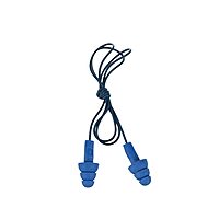 3M E-A-R UltraFit Earplugs 340-4007, Metal Detectable, Corded, Poly Bag, 400 Pair/Case