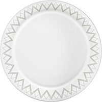 Highmark Paper Plates, 8-3/4in, Printed White, Pack Of 125