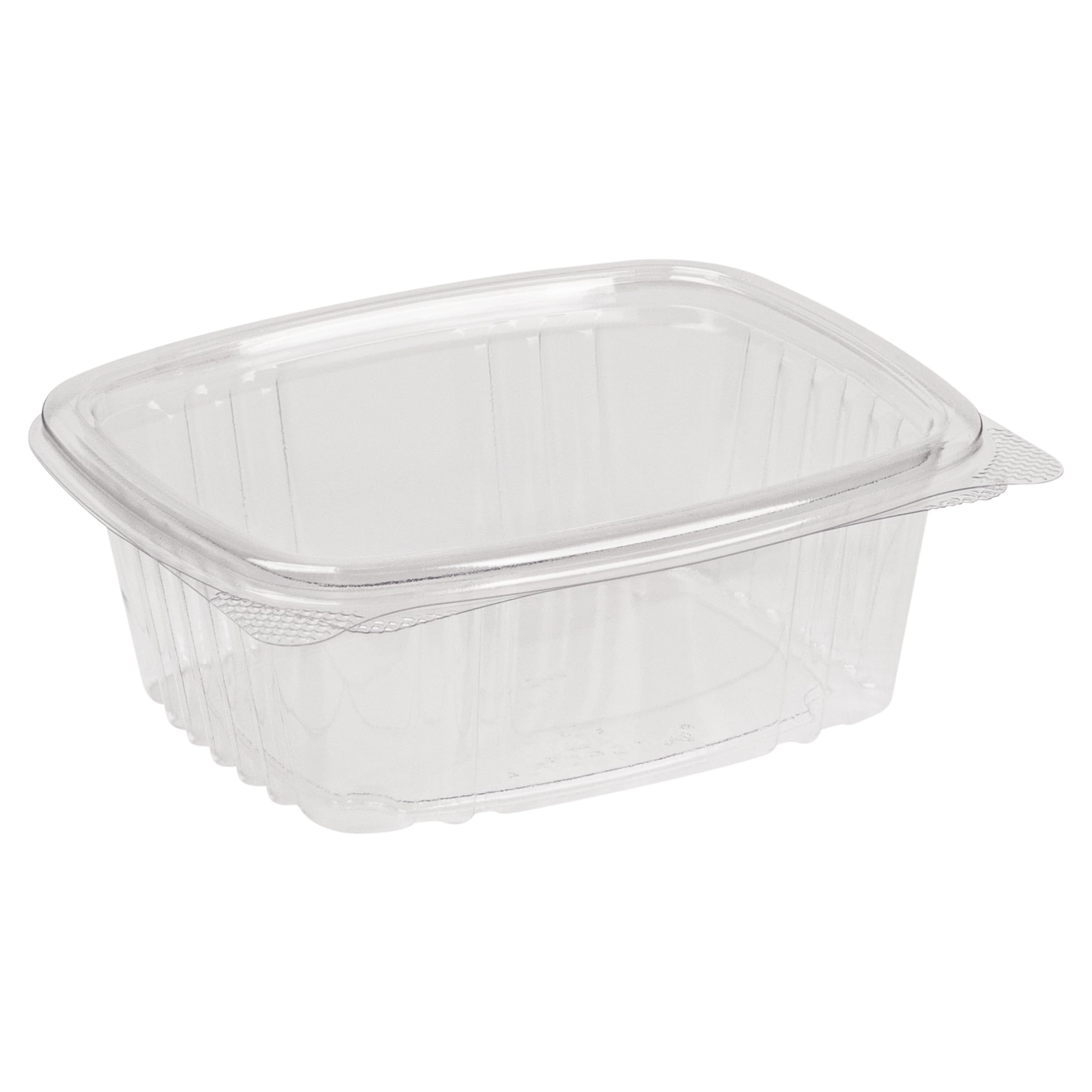 STALKMARKET Jaya Compostable Clear PLA Hinged Rectangular Deli Containers
