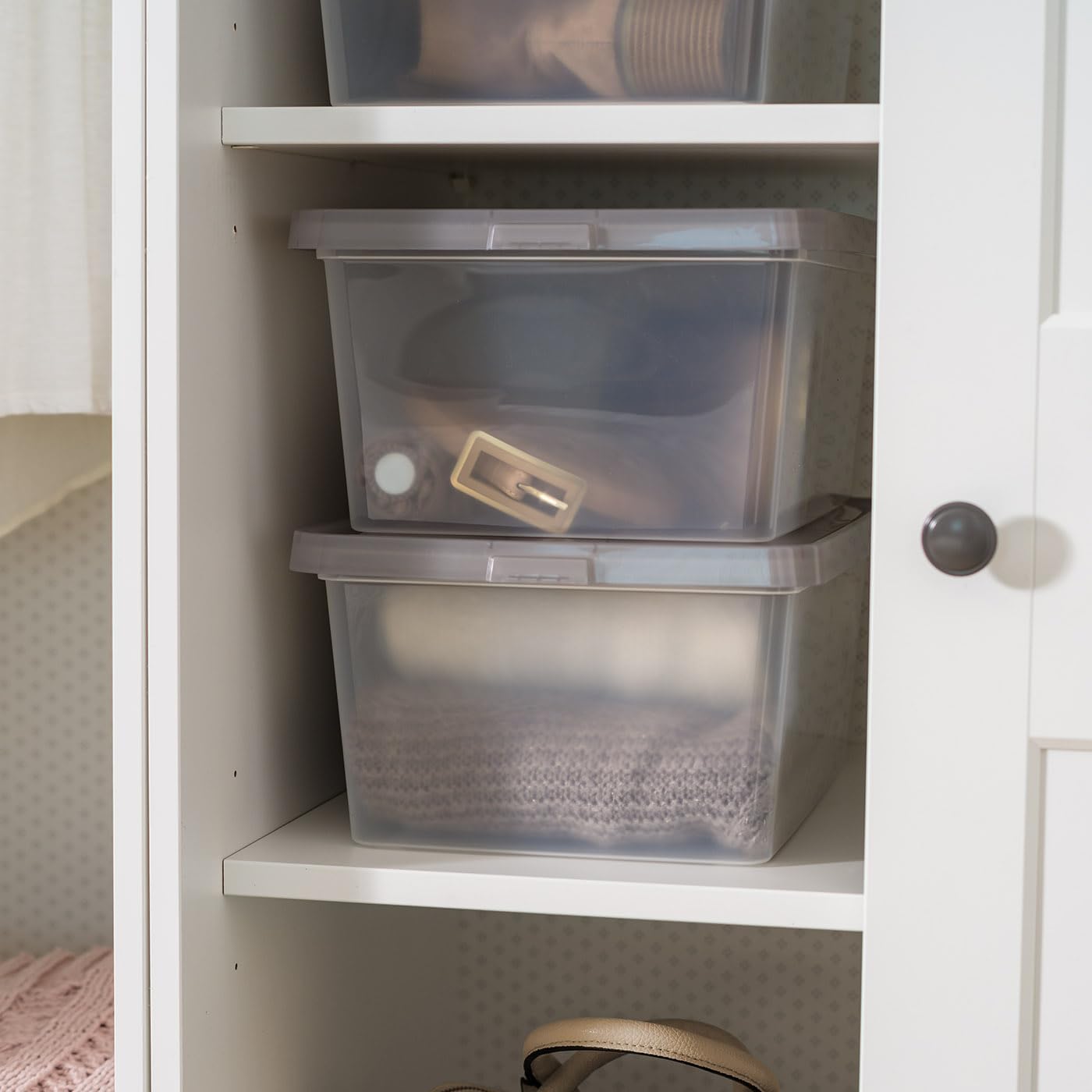 IRIS USA 14.5 Quart Snap Top Plastic Storage Box, 6 Pack