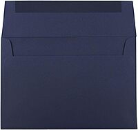 JAM PAPER Navy Blue Premium Invitation Envelopes - 25/Pack