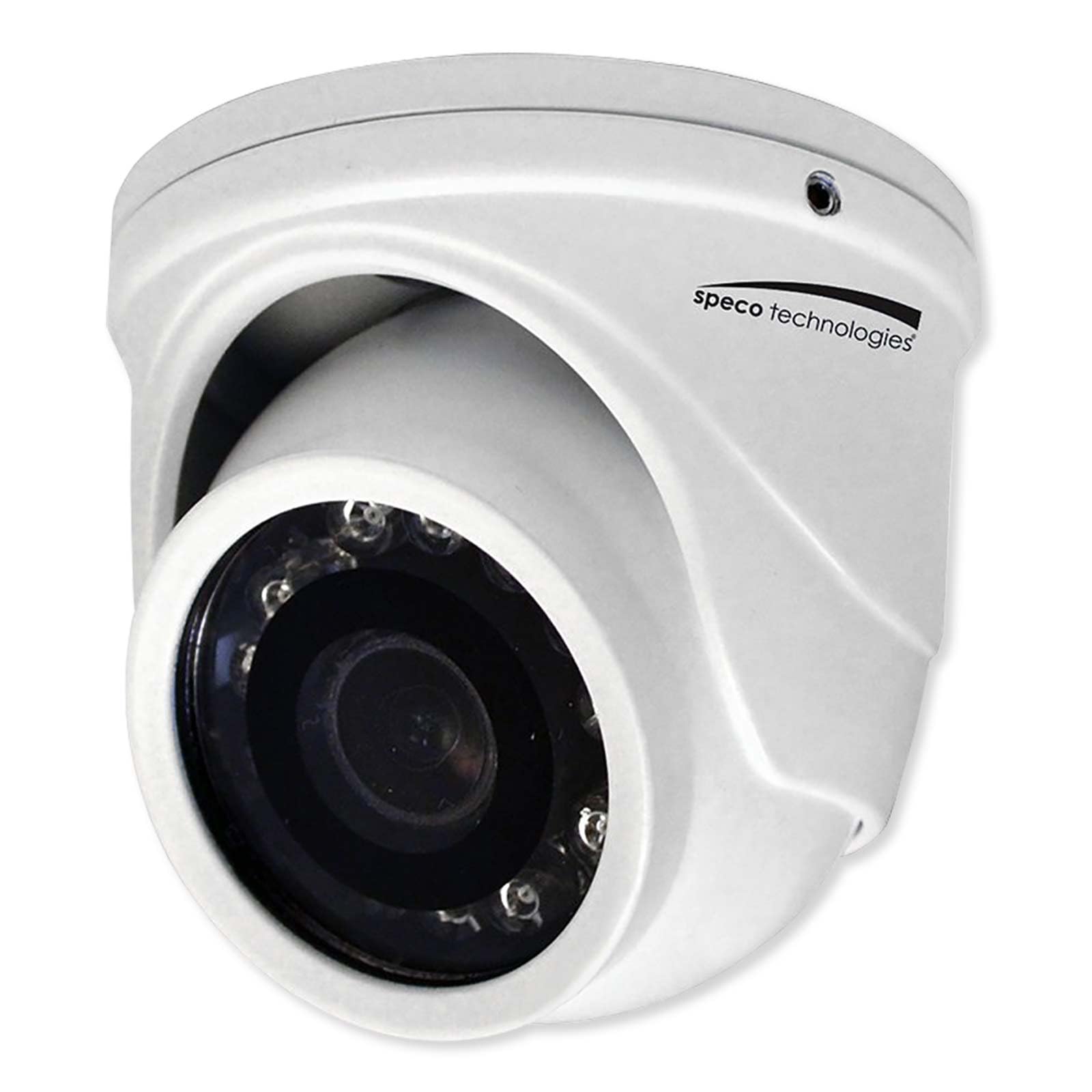 Speco 4MP HD-TVI Mini Turret Camera 2.9mm Lens - White Housing
