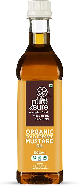 PURE&SURE - ORGANIC MUSTARD OIL 500 ML