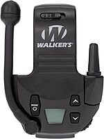 WALKER'S Razor Walkie Talkie Attachment - 22 Channels 3 Miles Range Distance Voice-Activated Handsfree Communication Device for Razor Shooting Muffs, 3 AAA Batteries Included Black