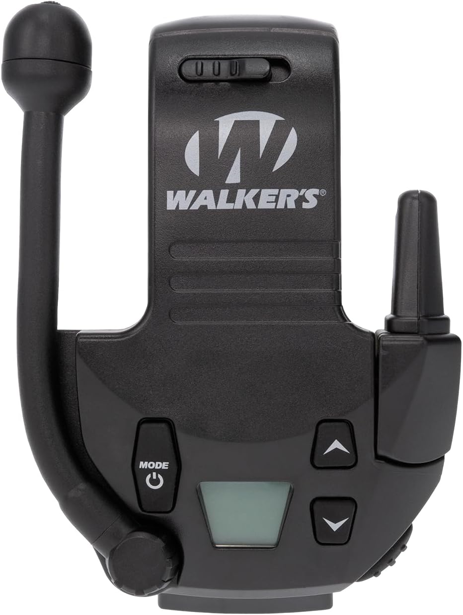 WALKER'S Razor Walkie Talkie Attachment - 22 Channels 3 Miles Range Distance Voice-Activated Handsfree Communication Device