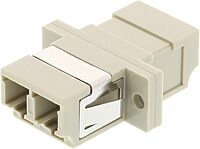 Tripp Lite N455-000 Duplex Multimode Fiber Coupler, LC/LC