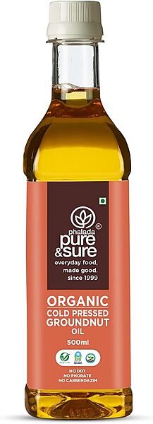 PURE&SURE - ORGANIC GROUNDNUT OIL 500ML