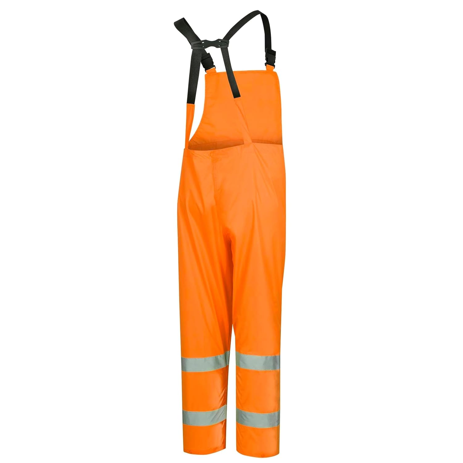Pioneer High Visibility Rain Gear Safety Jacket and Bib Pants – Hi Vis Waterproof Reflective PVC Work Suit for Men