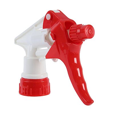 Boardwalk Trigger Sprayer 250, 9.25" Tube Fits 32 Oz Bottles, Red/white, 24/carton