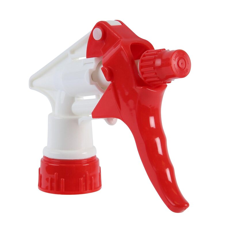 Boardwalk Trigger Sprayer 250, 9.25" Tube Fits 32 Oz Bottles, Red/white, 24/carton
