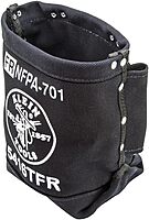 Klein Tools 5416TFR Tool Bag, Flame Resistant Canvas Bag for Bolt Storage with Double Reinforced Bottom and Tunnel Connect