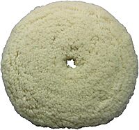 PRESTA PST-890141 White Wool Aggressive Cutting Compounding Pad - 9"