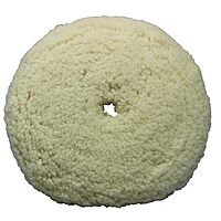 PRESTA PST-890141 White Wool Aggressive Cutting Compounding Pad - 9"