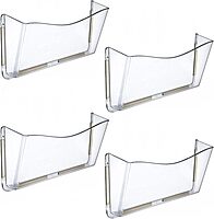 AZAR DISPLAYS Wall Mount File, Brochure & Business Card Holders