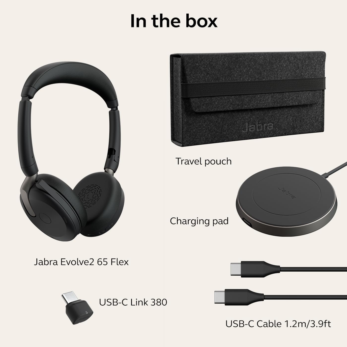 Jabra Evolve2 65 Flex Wireless Stereo Headset
