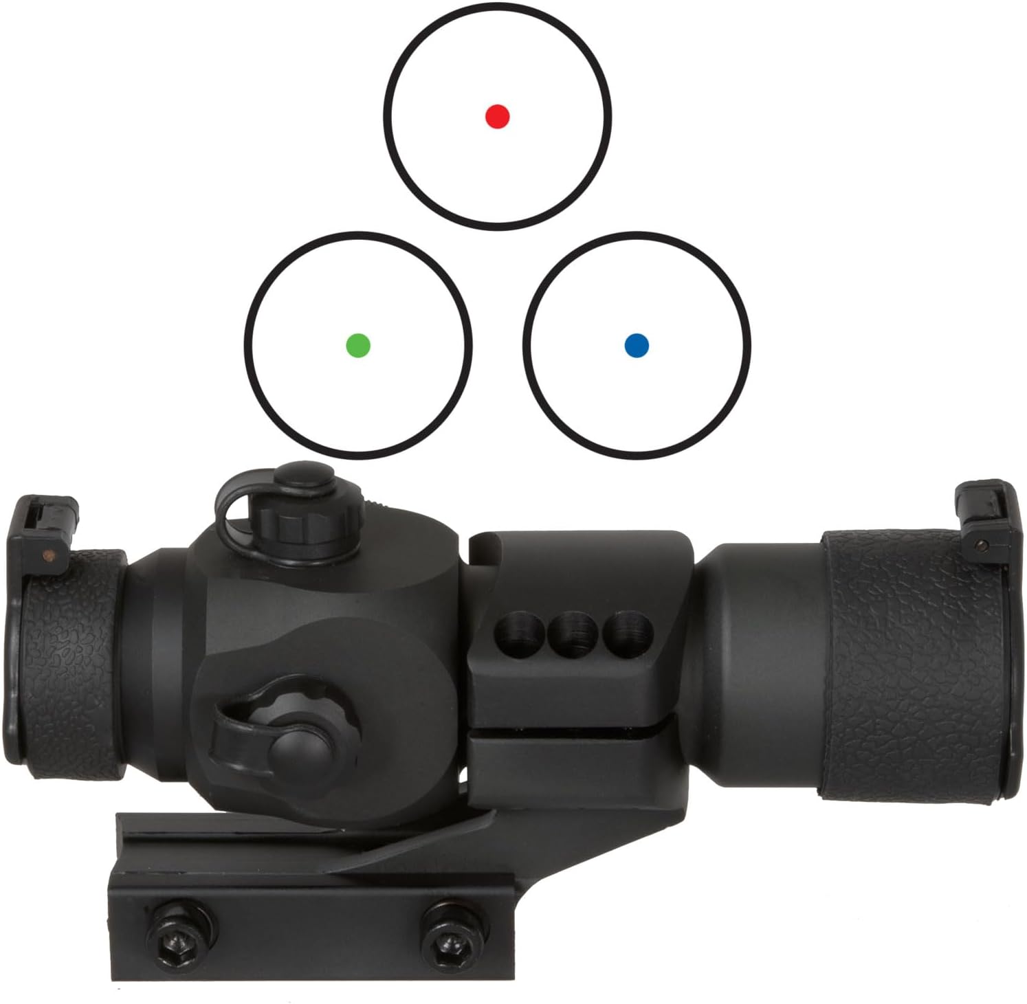 TRUGLO Triton 30mm Tri-Color Red Dot Sight - Black
