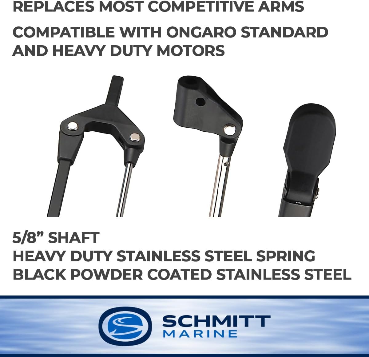 Schmitt Marine Ongaro Deluxe Adjustable Pantograph Arm 12.5" - 18" Ultra HD